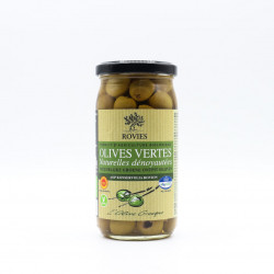 Olives vertes dénoyautées Bio - 350g
