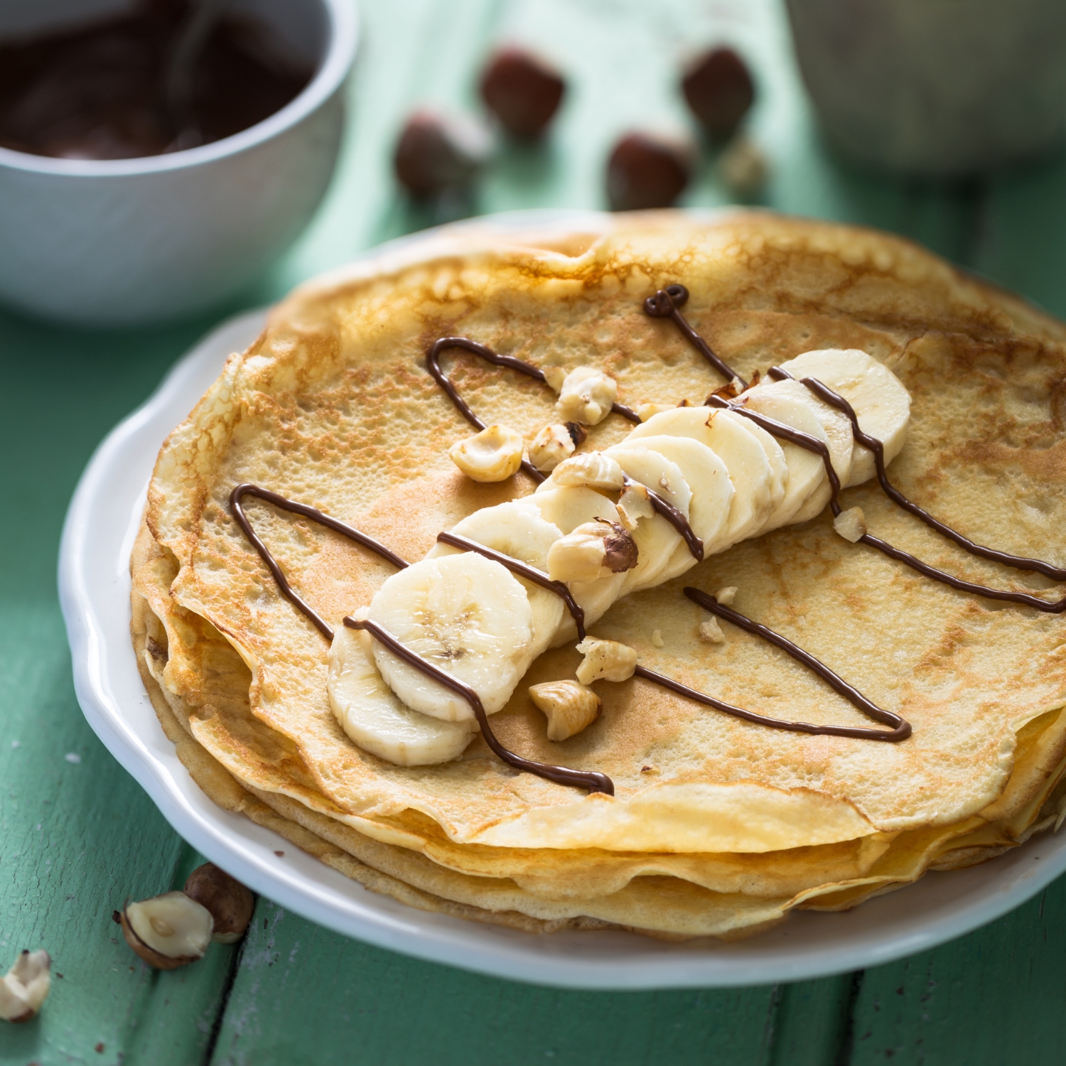 Crêpes chocolat au bureau