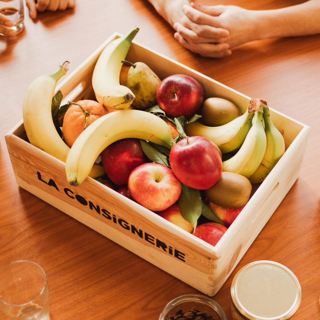 Corbeille de fruits locaux et de saison La Consignerie