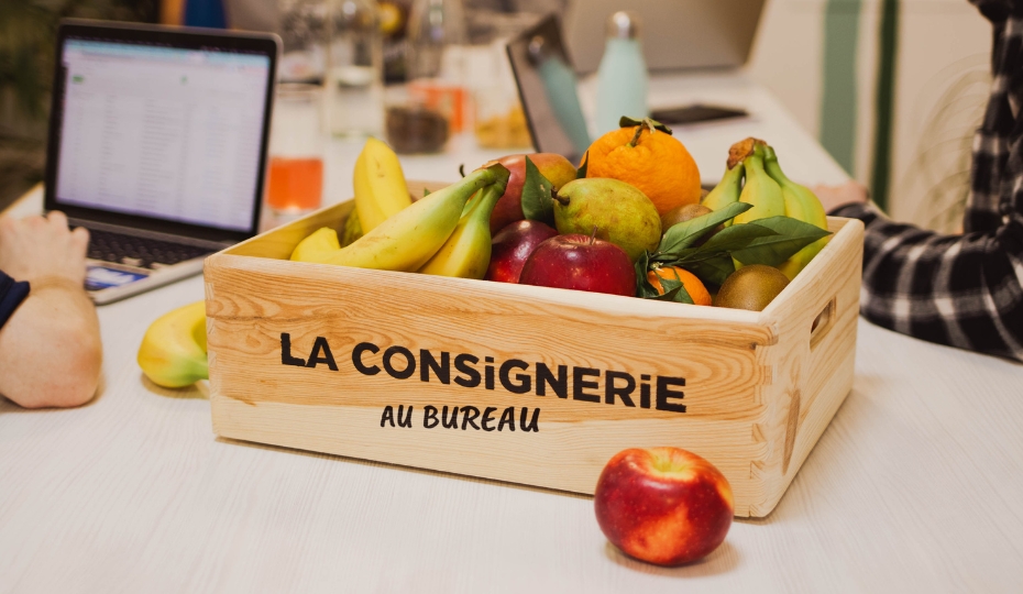 Un des fruits livré avec le panier de fruits de La Consignerie au Bureau