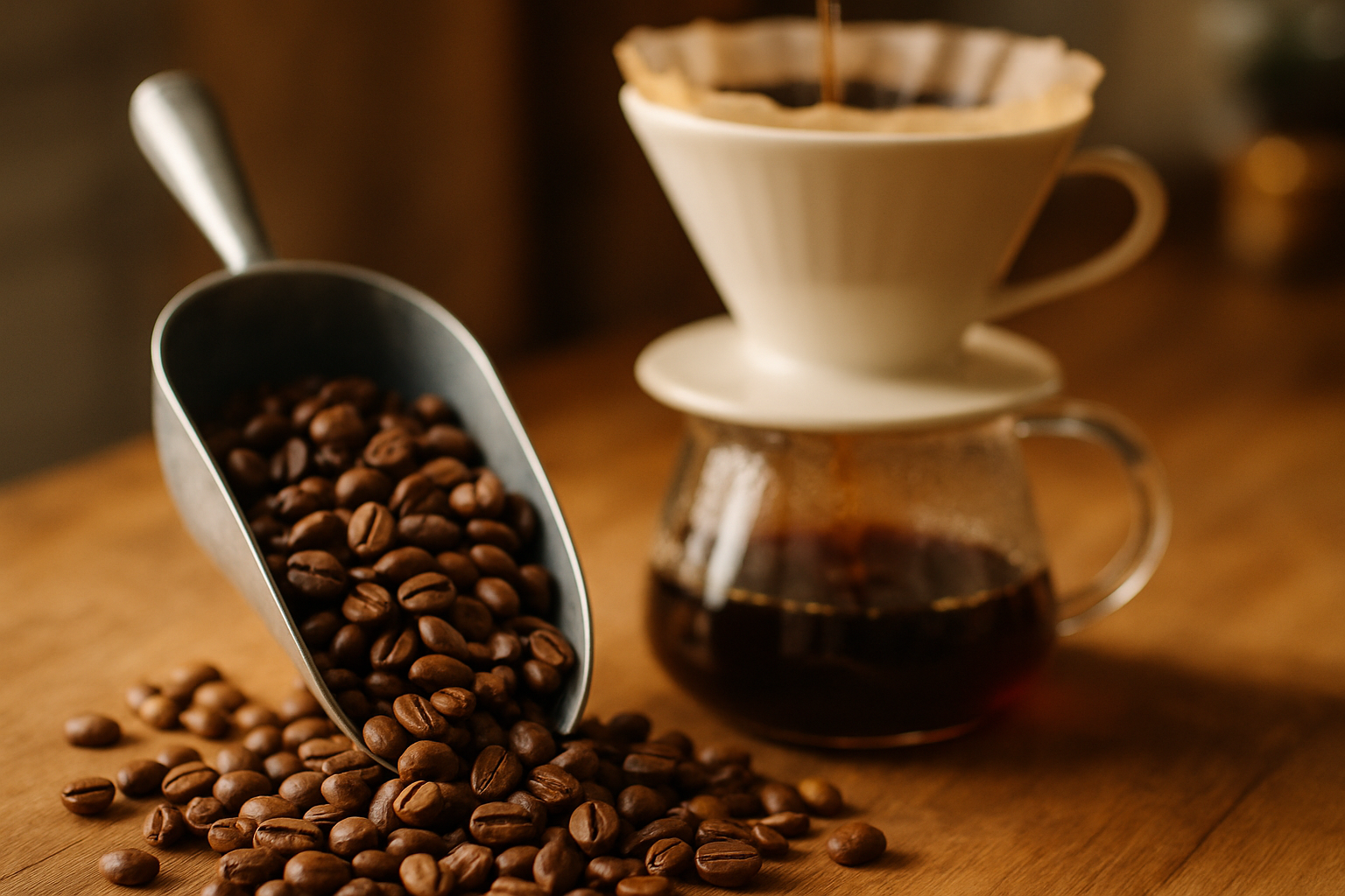 Grains de café & service